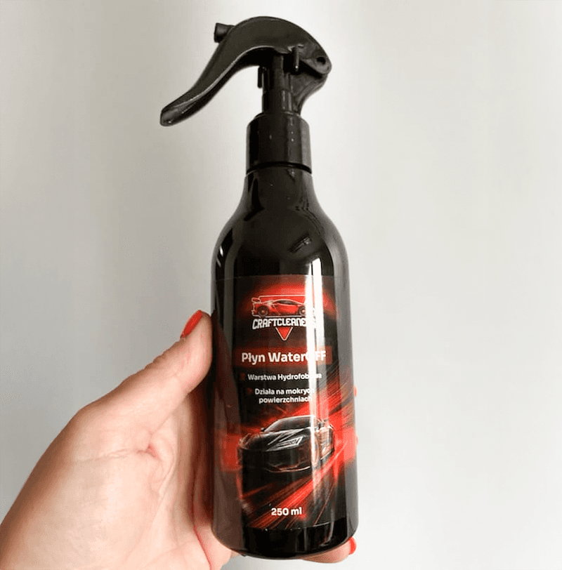 WaterOff 250ml - niewidzialna wycieraczka, płyn hydrofobowy na 3 miesiące